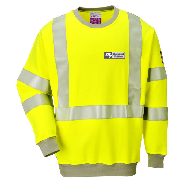 FR72 - Modaflame Knit Hi-Vis FR Sweatshirt Thumbnail